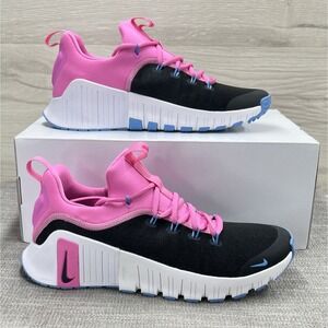 Nike Free Metcon 6 Pink Black Athletic Shoes Nby IM1373-900 Women's Size 10